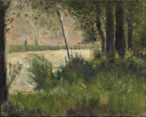 Rive herbeuse - Georges Seurat